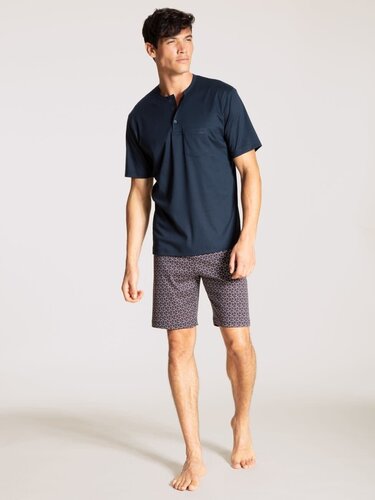 Calida Calida Herenpyjama kort 41792 Dark Sapphire XL
