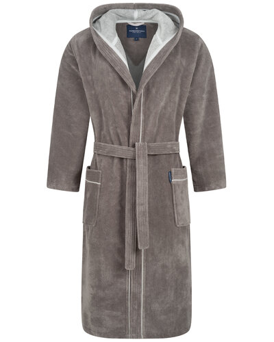 Morgenstern Morgenstern DANIEL Heren Badjas terra/graubraun 2XL afbeelding