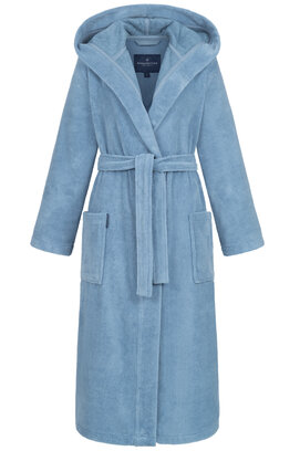 Morgenstern Geena 2 damesbadjas met capuchon Jeansblau M