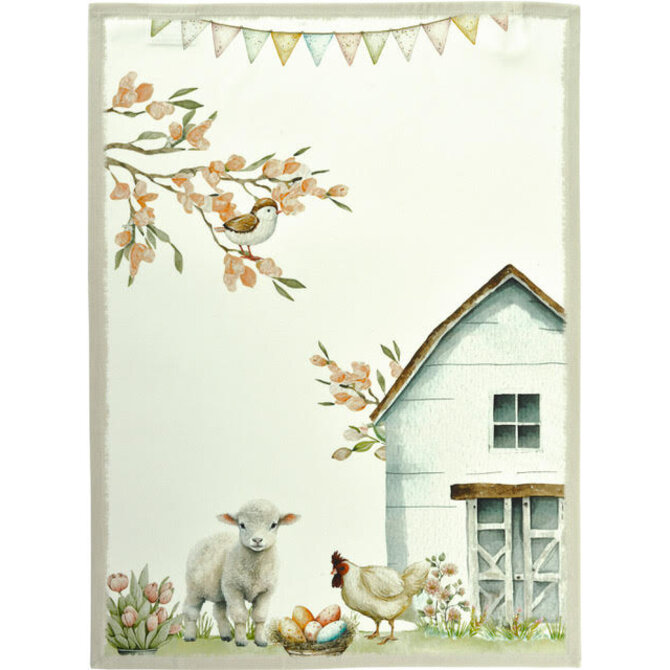 Sander theedoek Farmhouse 50x70 Fb. 40 Multi