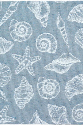 Sander placemat Mussels 35x50 Fb. 10 - Blauw
