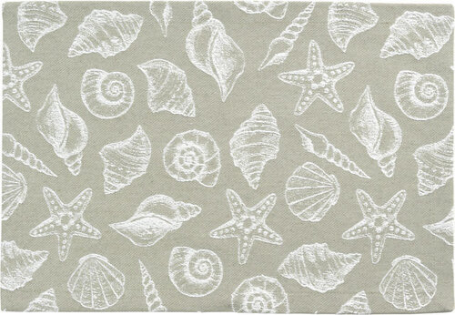 Sander Sander placemat Mussels 35x50 Fb. 19 - Beige