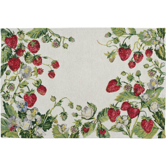 Sander placemat Strawberry 32x48 Fb. 40 - Multi