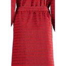 Cawö Cawo Home Dames Badjas met Capuchon en Rits 1492 rot 48