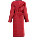Cawö Cawo Home Dames Badjas met Capuchon en Rits 1492 rot 42