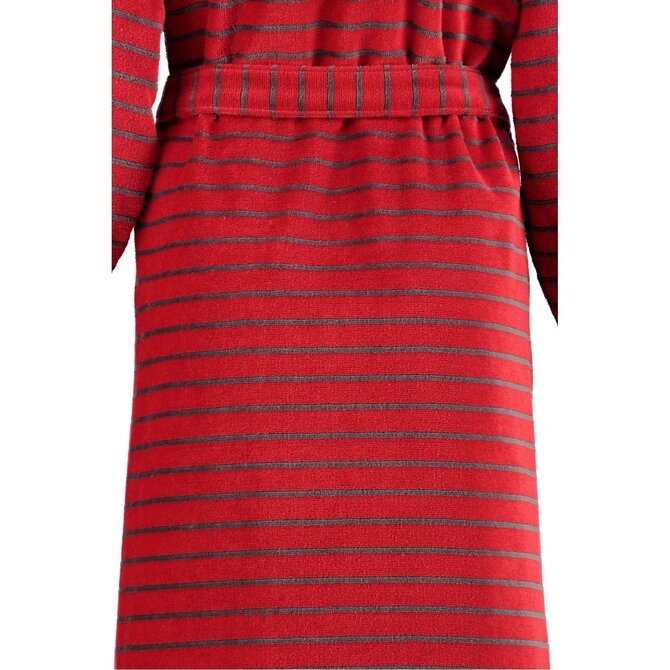 Cawo Home Dames Badjas met Capuchon en Rits 1492 rot 50 Cawo Home Dames Badjas met Capuchon en Rits 1492 rot 50