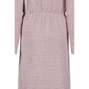 Cawö Cawo Home Dames Badjas Korte Badjas met Capuchon en Rits 6222 beere 42