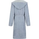 Cawö Cawo Home Dames Badjas Korte Badjas met Capuchon en Rits 6222 capri 46