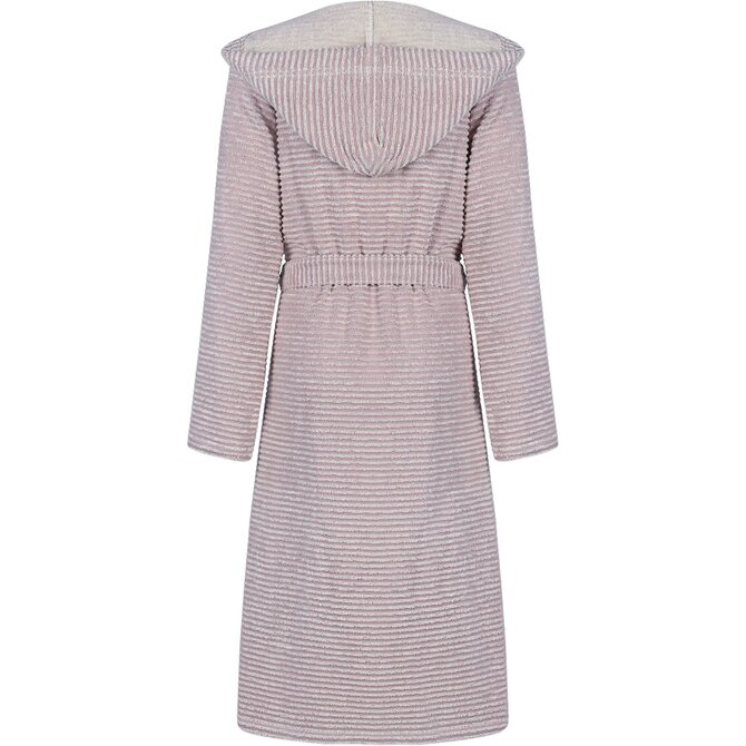 Cawo Home Dames Badjas Extra licht met Capuchon 6221 beere 40