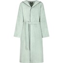 Cawö Cawo Home Dames Badjas met Capuchon 6219 eukalyptus S