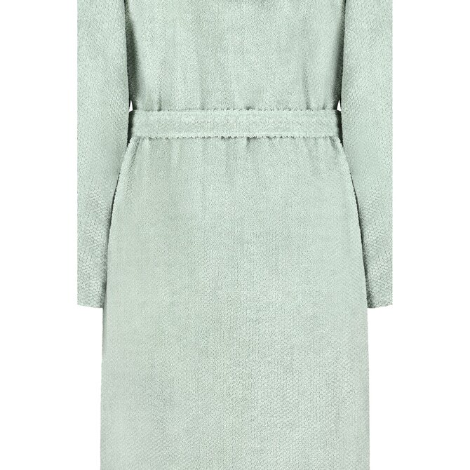 Cawo Home Dames Badjas met Capuchon 6219 eukalyptus M Cawo Home Dames Badjas met Capuchon 6219 eukalyptus M