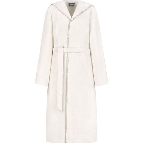 Cawö Cawo Home Dames Badjas met Capuchon 6219 natur XL afbeelding