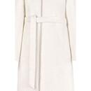 Cawö Cawo Home Dames Badjas met Capuchon 6219 natur XL