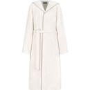 Cawö Cawo Home Dames Badjas met Capuchon 6219 natur S