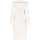 Cawö Cawo Home Dames Badjas met Capuchon 6219 natur L