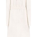 Cawö Cawo Home Dames Badjas met Capuchon 6219 natur L