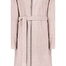 Cawö Cawo Home Dames Badjas met Capuchon 6219 puder M