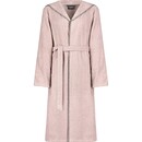 Cawö Cawo Home Dames Badjas met Capuchon 6219 puder XL