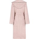 Cawö Cawo Home Dames Badjas met Capuchon 6219 puder XL