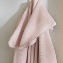 Cawö Cawo Home Dames Badjas met Capuchon 6219 puder L