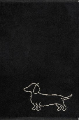 Cawo We love Dogs gemustert 6248 Handdoek 50x100 schwarz/beige