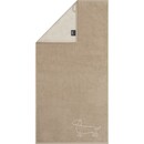 Cawö Cawo We love Dogs gemustert 6248 Handdoek 50x100 natur/beige