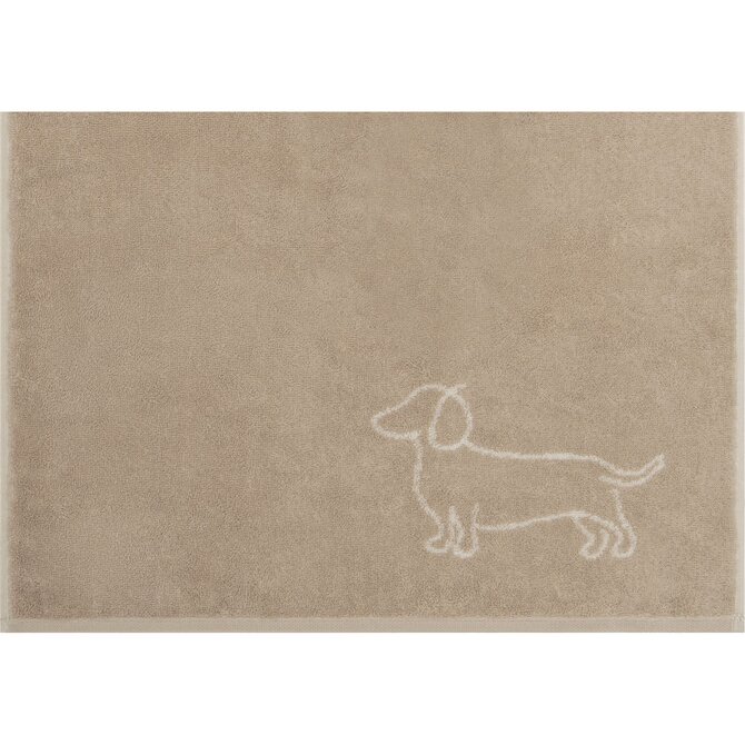 Cawo We love Dogs gemustert 6248 Handdoek 50x100 natur/beige Cawo We love Dogs gemustert 6248 Handdoek 50x100 natur/beige