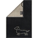 Cawö Cawo We love Dogs gemustert 6248 Gastendoekje 30x50 schwarz/beige