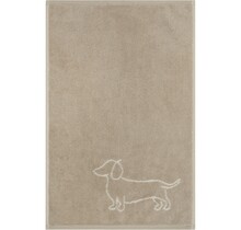 Cawo We love Dogs gemustert 6248 Badlaken 80x150 natur/beige