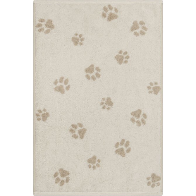 Cawo We love Dogs gemustert 6247 Handdoek 50x100 natur/beige