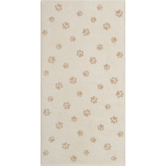 Cawo We love Dogs gemustert 6247 Handdoek 50x100 natur/beige
