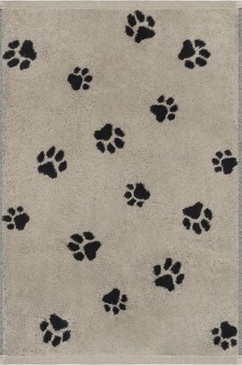 Cawo We love Dogs gemustert 6247 Handdoek 50x100 schwarz/beige