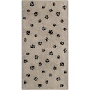 Cawö Cawo We love Dogs gemustert 6247 Handdoek 50x100 schwarz/beige