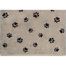 Cawö Cawo We love Dogs gemustert 6247 Handdoek 50x100 schwarz/beige