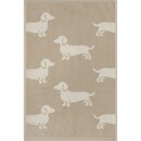 Cawö Cawo We love Dogs gemustert 6246 Handdoek 50x100 natur/beige