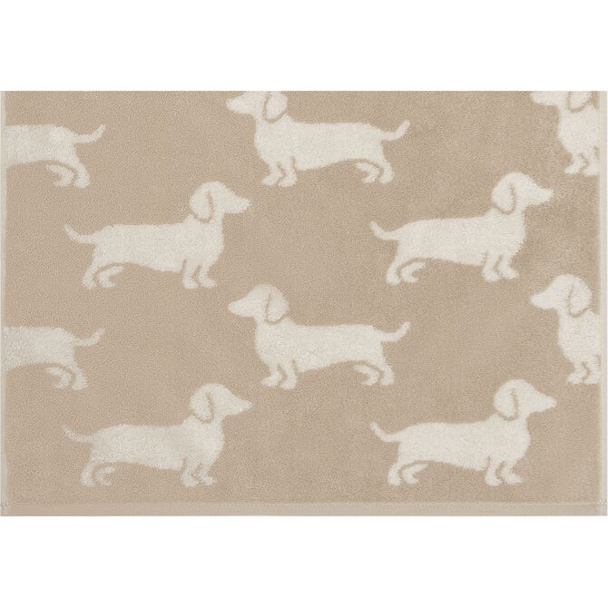 Cawo We love Dogs gemustert 6246 Handdoek 50x100 natur/beige Cawo We love Dogs gemustert 6246 Handdoek 50x100 natur/beige