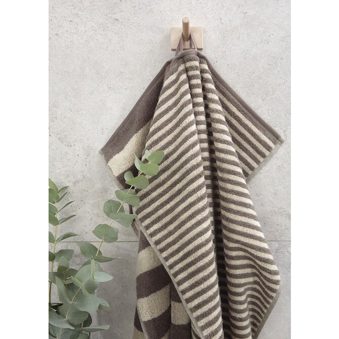 Cawo Lines Streifen 6256 Handdoek 50x100 pepper Cawo Lines Streifen 6256 Handdoek 50x100 pepper