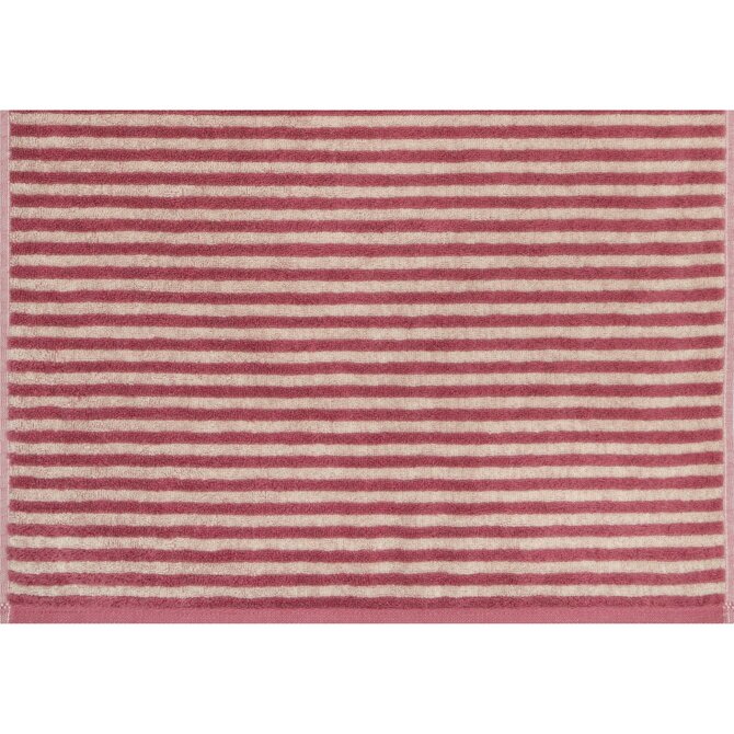 Cawo Lines Streifen 6255 Gastendoekje 30x50 beere