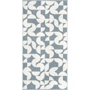 Cawö Cawo Studio gemustert 6251 Handdoek 50x100 nordic blue