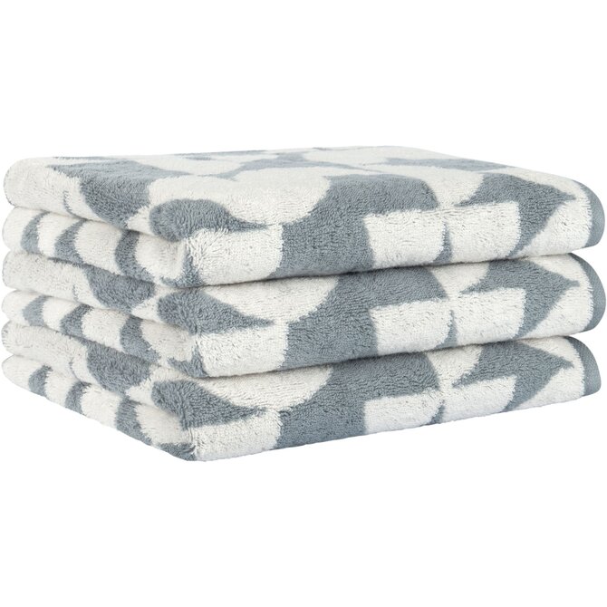 Cawo Studio gemustert 6251 Handdoek 50x100 nordic blue Cawo Studio gemustert 6251 Handdoek 50x100 nordic blue