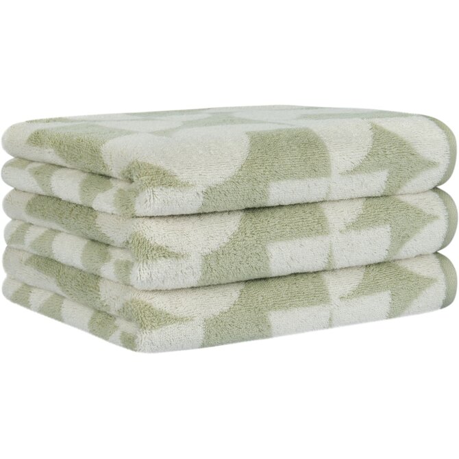 Cawo Studio gemustert 6251 Douchelaken 70x140 wasabi Cawo Studio gemustert 6251 Douchelaken 70x140 wasabi