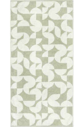 Cawo Studio gemustert 6251 Handdoek 50x100 wasabi