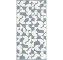 Cawo Studio gemustert 6251 Douchelaken 70x140 nordic blue