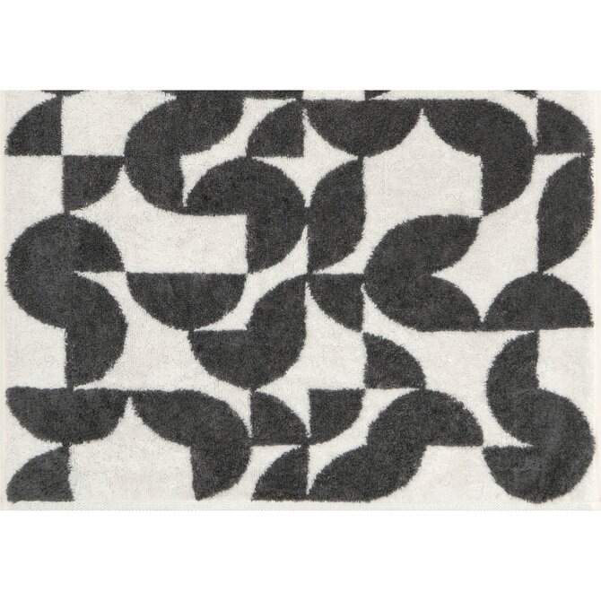 Cawo Studio gemustert 6251 Handdoek 50x100 anthrazit Cawo Studio gemustert 6251 Handdoek 50x100 anthrazit