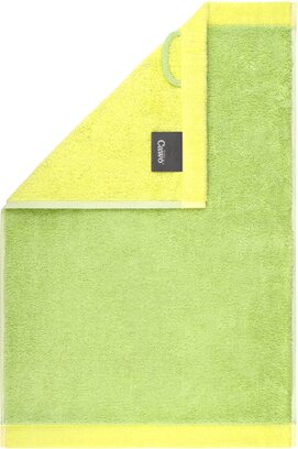 Cawo Lifestyle Splash Doubleface 7071 Gastendoekje 30x50 pistazie/lemon