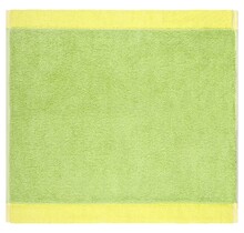 Cawo Lifestyle Splash Doubleface 7071 Gezichtsdoekje 30x30 pistazie/lemon