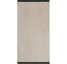 Cawo Lifestyle Splash Doubleface 7071 Douchelaken 70x140 leinen/basalt