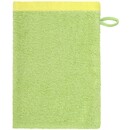 Cawö Cawo Lifestyle Splash Doubleface 7071 Washandje 16x22 pistazie/lemon