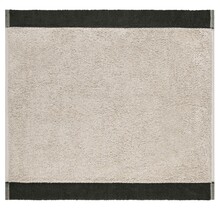 Cawo Lifestyle Splash Doubleface 7071 Gezichtsdoekje 30x30 leinen/basalt