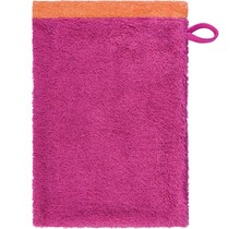 Cawo Lifestyle Splash Doubleface 7071 Washandje 16x22 pink/mandarine